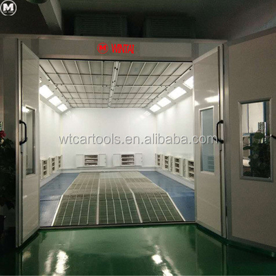 LED Light SUV Car Spray Booth 6900*3900*2650mm avec filtre à gaz d'échappement en fibre de verre