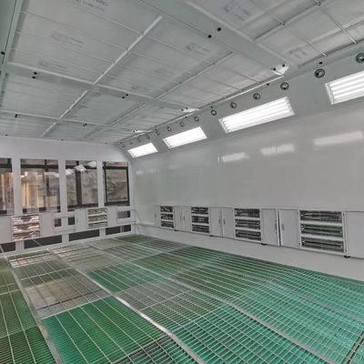 La boîte de peinture à pulvérisation de bus industriel à LED extérieur avec 2 ensembles de ventilateurs d'échappement de 7,5 kW