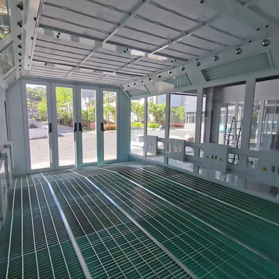 La boîte de peinture à pulvérisation de bus industriel à LED extérieur avec 2 ensembles de ventilateurs d'échappement de 7,5 kW