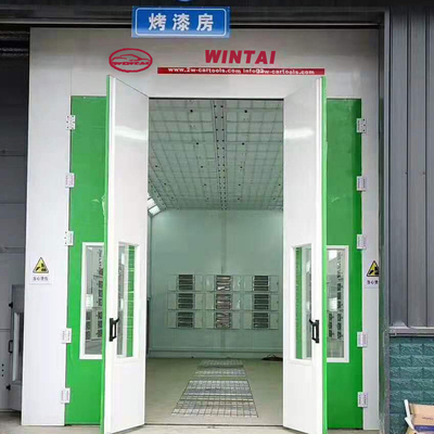 La boîte de peinture à pulvérisation de bus industriel à LED extérieur avec 2 ensembles de ventilateurs d'échappement de 7,5 kW