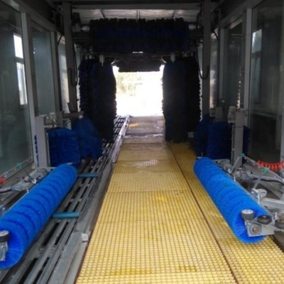 Machine de lavage de voiture en acier inoxydable en tunnel entièrement automatique pour voiture Jeep Coach à moins de 10 places