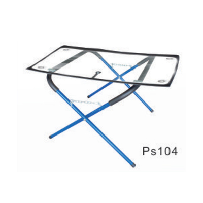 120*40*10cm support de peinture de pare-chocs pliable 8kg support de panneau de carrosserie auto bleu