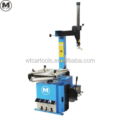 Machine de changement de pneus de voiture à bras de balancement manuel 12 bar Pression et inclinaison vers l'arrière facultative