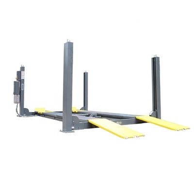 4500 kg Four Post Car Lift 1700 mm Hauteur de levage avec alignement des roues