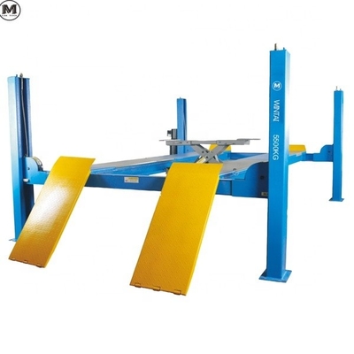 4500 kg Four Post Car Lift 1700 mm Hauteur de levage avec alignement des roues