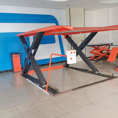 2.2KW moteur double pont ciseaux ascenseur de stationnement pour 5000mm * 2000mm * 1900mm Taille de voiture
