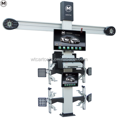 Écran de 22 pouces 80 kg machine d' alignement de pneus avec 2pcs 5 méga pixels caméra