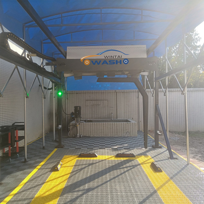 Machine de lavage de voiture sans contact à 360 degrés à bras métallique avec sèche-linge 3 kW 4pcs