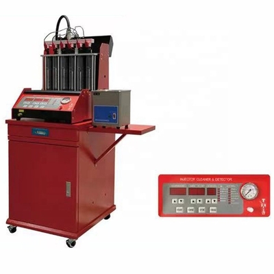 Testeur et nettoyeur d'injecteur à 6 cylindres avec un temps d'injection de 600 secondes et une puissance de 250 W