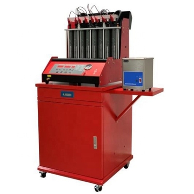 Testeur et nettoyeur d'injecteur à 6 cylindres avec un temps d'injection de 600 secondes et une puissance de 250 W