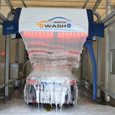Équipement de lavage de voiture sans brosse Machine à laver de voiture sans contact avec 80-120 kg Pression de rinçage et 28 secondes de rinçage Robot automatique de lavage de voiture