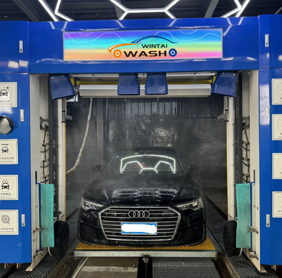Machine de lavage automatique à rouleaux Matel avec système de séchage et brosses à roues 3500KG