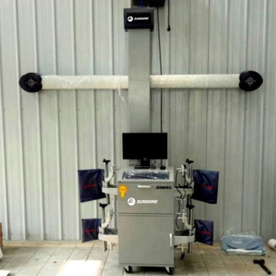 Machine d'alignement de roue 3D de haute précision fonctionnement stable avec pince à 4 pieds