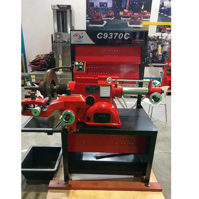 350kg 0,75kw Machine de coupe de tambour de freinage C9370C 3 vitesse de fuseau réglable