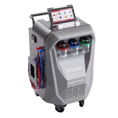 3/8HP compresseur X568 voiture machine de récupération AC avec fonction de rinçage et intégré dans l'imprimante