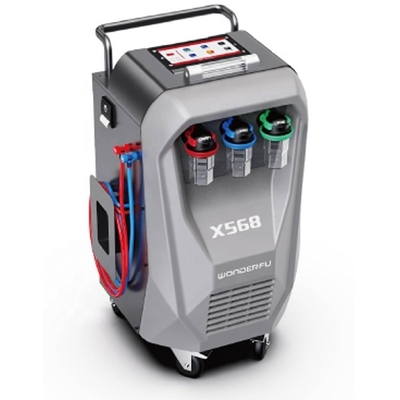 3/8HP compresseur X568 voiture machine de récupération AC avec fonction de rinçage et intégré dans l'imprimante