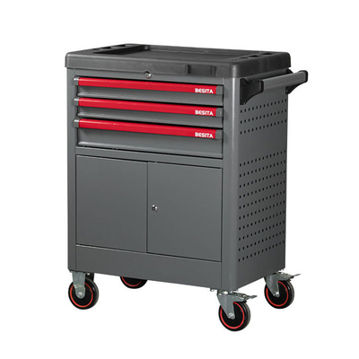 Besita 6685S 66 pièces ensemble d'outils chariot 4 tiroirs pratique pour l'entretien des pneus