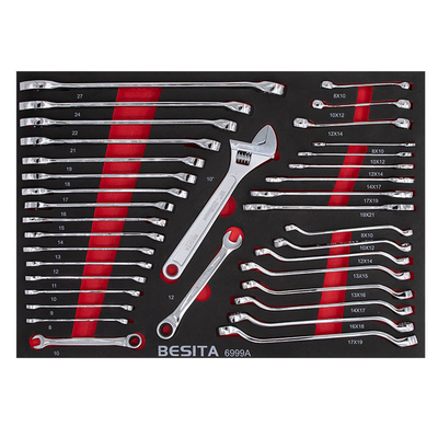 BESITA Gris 6691 257 pièces Ensemble d'outils mécaniques pour la réparation de véhicules hors route