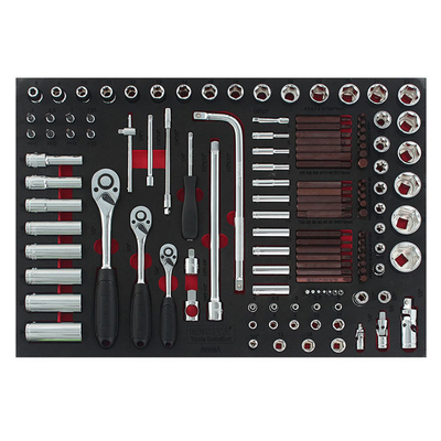 228pcs BESITA Trolley d'entretien Kit d'outils à l'épreuve de la poussière Pour l'entretien des voitures