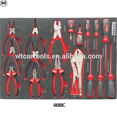 400 pièces de chariot d'outils de garage avec 8 tiroirs 5 roues