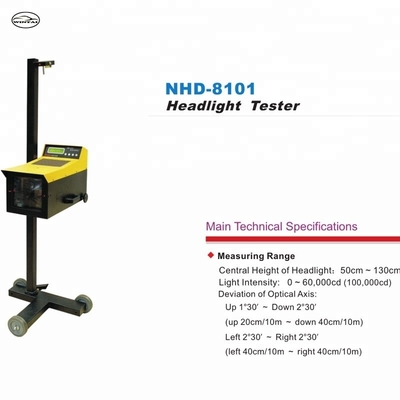 AC220V NHD-8101 Machine d'essai de phares pour automobile et moto