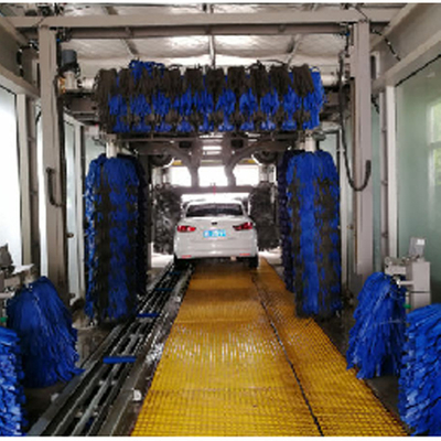 9 brosses entièrement automatique tunnel machine à laver les voitures EVA brosses automatique équipement de lavage de voiture de haute qualité machine à laver automatique