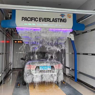 Système de lavage de voiture entièrement automatique à haute pression  Lave-auto sans contact avec un seul bras  Machine à eau par osmose inverse