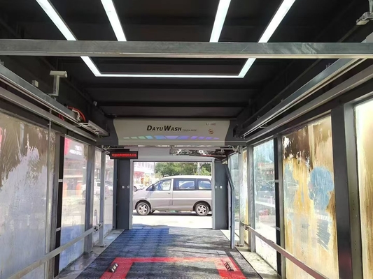 Lave-auto haute pression 360 Machine de lavage de voiture Entièrement automatique avec un seul bras Lavage de voiture à retournement inversé