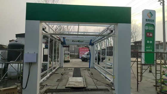 Lave-auto haute pression 360 Machine de lavage de voiture Entièrement automatique avec un seul bras Lavage de voiture à retournement inversé