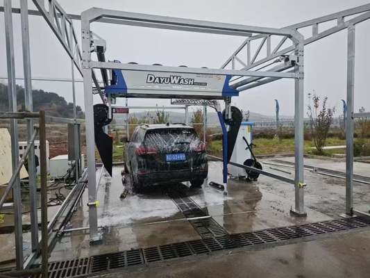 Système de récupération de l'eau de lavage de voiture 360 avec pression de rinçage de l'eau 120 bar Équipement de lavage de voiture sans contact