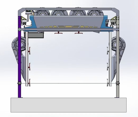 KP-360 Lave-auto automatique sans contact avec système de lavage à haute pression de 120 bars, système de récupération d'eau de lavage, robot de lavage de voiture