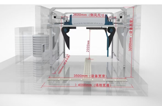 Machine automatique de lavage de voiture équipement de lavage de voiture sans contact avec eau pression de rinçage 120 bar lavage de voiture système de récupération de l'eau de lavage de voiture robotique