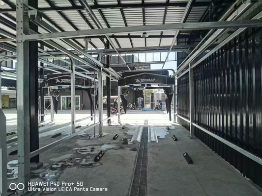 Machine automatique de lavage de voiture équipement de lavage de voiture sans contact avec eau pression de rinçage 120 bar lavage de voiture système de récupération de l'eau de lavage de voiture robotique