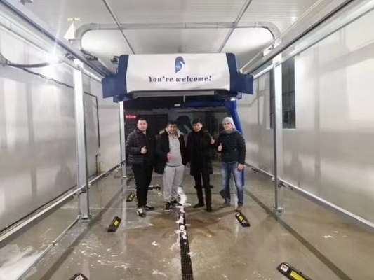 Machine de lavage de voiture sans contact à bras rotatifs à 360 degrés entièrement automatique