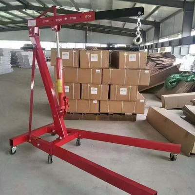 Grue d'atelier pneumatique pliable pour moteur 2t