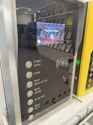 Contrôleur de lavage de voiture en auto-service, machine à laver de voiture multifonctionnelle à écran divisé en acier inoxydable 304