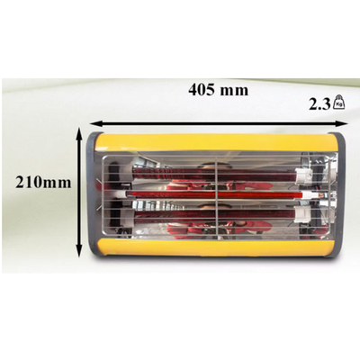 Lampe de cuisson infrarouge pour peinture, équipement portatif de durcissement de peinture, lampes de cuisson pour voiture