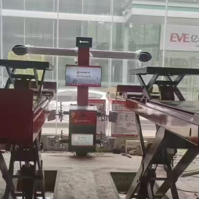 4PCS Camera Computer Control Sunshine machine d'alignement des roues Support multilingue Machine d'alignement des quatre pneus