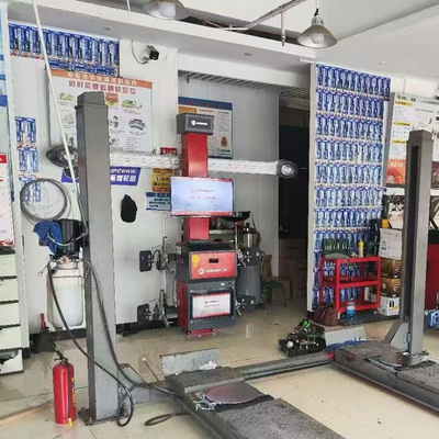 4PCS Camera Computer Control Sunshine machine d'alignement des roues Support multilingue Machine d'alignement des quatre pneus