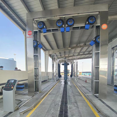 Laveuse automatique à bus de type gantry pour véhicule d'une hauteur maximale de 4200 mm