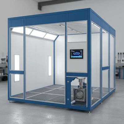 G10 boîte de pulvérisation automobile à brûleur diesel avec panneau de commande numérique et structure en acier de 300 mm pour peinture automobile