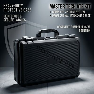 Kit d'adaptateur ATF Master Tech de 72 pièces, Service de Transmission professionnel, Solution d'atelier complète