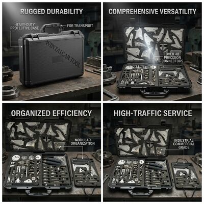 Kit d'adaptateur ATF de 48 pièces pour camions Autobus et véhicules utilitaires Service de transmission