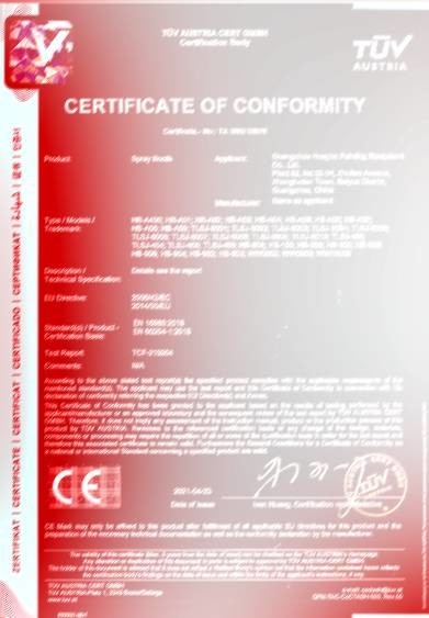 Chine Guangzhou Wintai Car Tools Co., Ltd. certifications